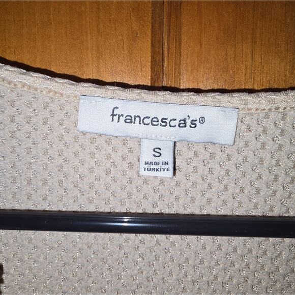 Cream V-Neck Sweater Top - Picture 2 of 6